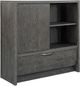 Magnussen Home® Kinsley Black Heron Sliding Door Chest-1