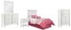 Signature Design by Ashley® Kaslyn 5-Piece White Twin Panel Headboard Bed Set-0