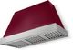 AGA Euclid 48" Cranberry Wall Mounted Range Hood  with Brushed Nickel Trim-0