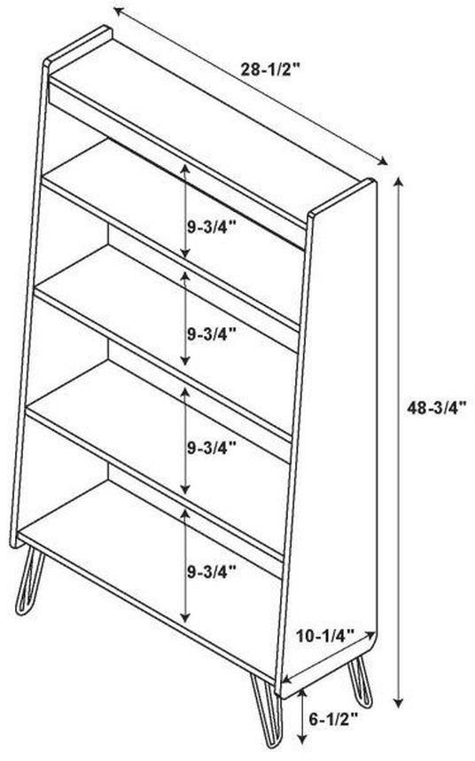 Linon Perry Ash Bookcase-2