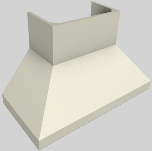 Vent-A-Hood® 48" Biscuit Wall Mounted Range Hood-1