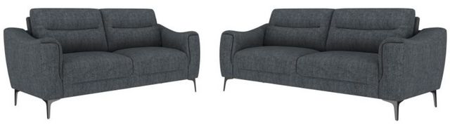 Coaster® Nolan 2-Piece Charcoal Living Room Seating Set