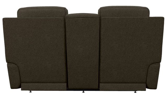 La-Z-Boy® Emmons Taupe Power Reclining Loveseat with Console, Headrest, and Lumbar-3