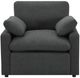 Coaster® Collins Dark Gray Upholstered Power Recliner Chair-2