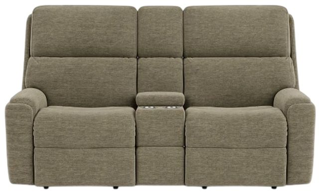 Flexsteel® Rio Dune Reclining Loveseat with Console-1