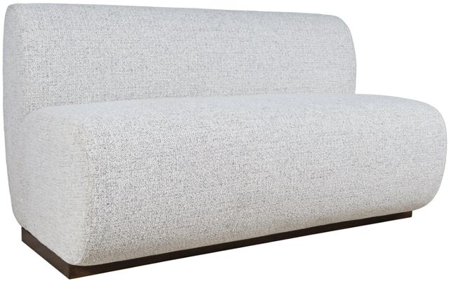 Jofran Inc. Milano Gray Banquette Three Seater-0