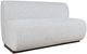 Jofran Inc. Milano Gray Banquette Three Seater-0
