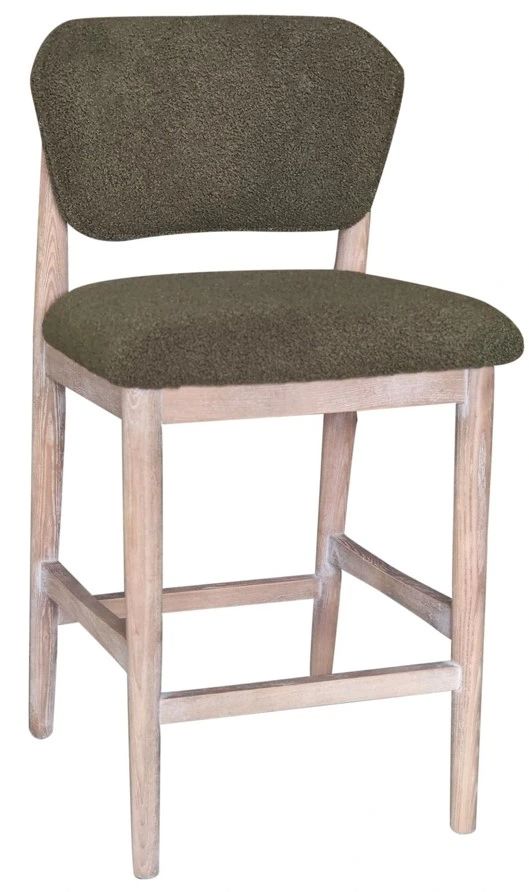 Nest Home Collections Hayder Himalaya Moss/Natural Counter Stool-0
