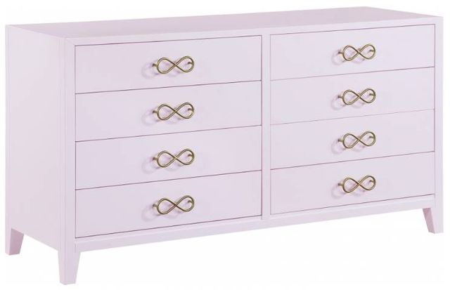 Meridian Furniture Bowtie Gold/Pink Dresser-0