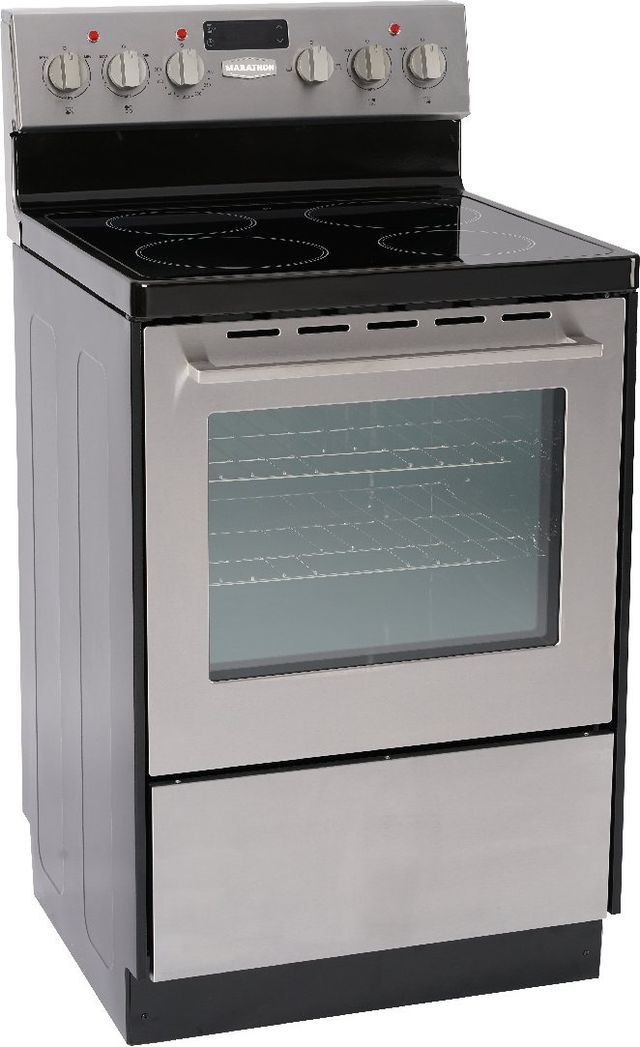 Marathon® 24" Stainless Steel Freestanding Electric Range-2