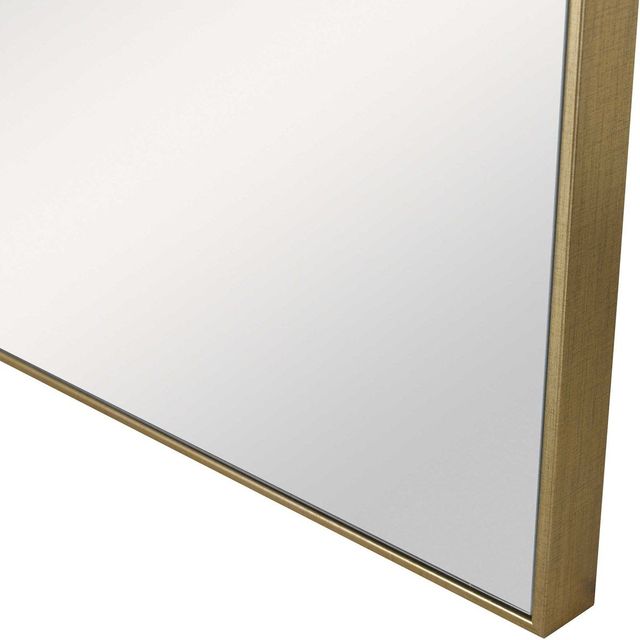 Uttermost® Alexo Brushed Gold Square Mirror-4