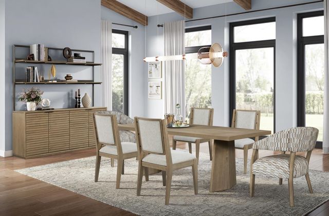 Bernards Linné Wheat Sideboard and Hutch-4
