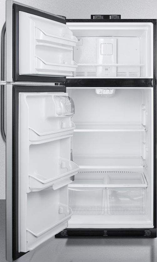 Summit® 30 in. 18.0 Cu. Ft. Stainless Steel Top Freezer Refrigerator-2