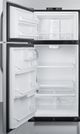 Summit® 30 in. 18.0 Cu. Ft. Stainless Steel Top Freezer Refrigerator-2