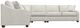 La-Z-Boy® Charlie Vellum Sectional with Custom Layout Options-2