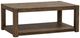 Liberty Furniture Broadmore Cobblestone Brown Rectangular Cocktail Table-1
