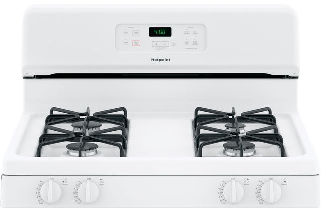 Hotpoint® 30" White Freestanding Gas Range-1