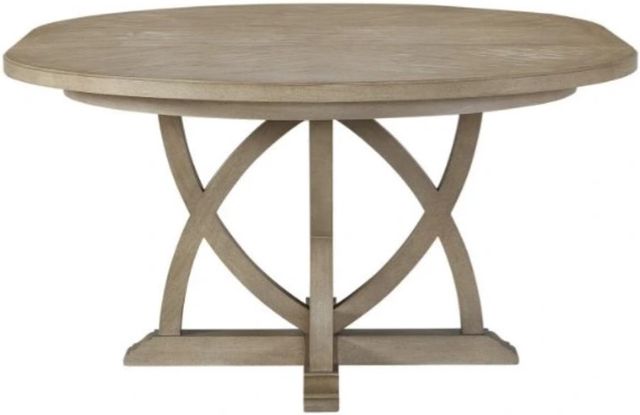 Bernards Citrus Heights Brown Round Dining Table-2