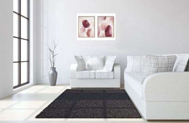 Classy Art 2-Piece 28" Hand Painted Textured Wall Art Set-2