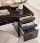 aspenhome® Sutton French Roast 66" Curved Executive Desk-4