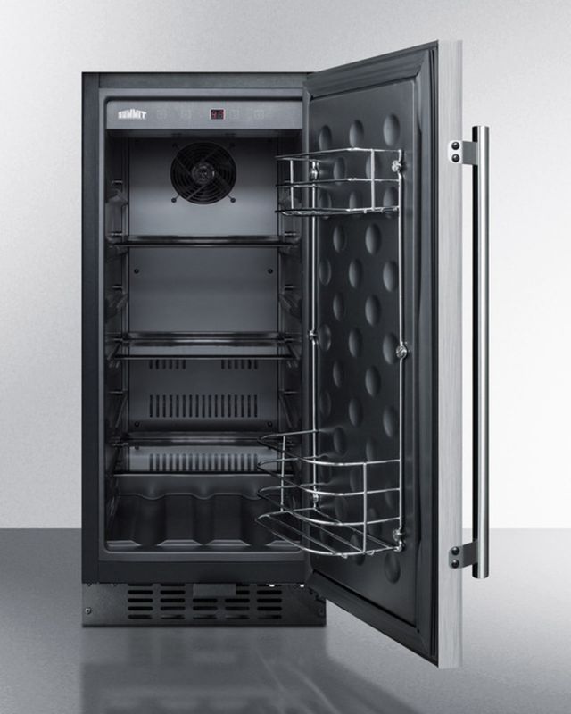 Summit® 3.0 Cu. Ft. Stainless Steel Under the Counter Refrigerator-1