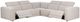 Classic Home Knoxville 5-Piece Gray Power Reclining Sectional Set-2