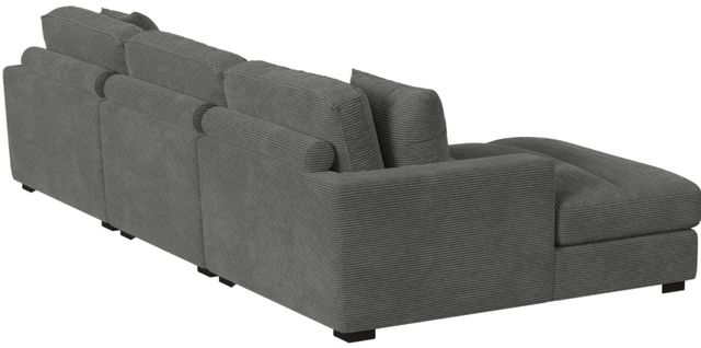 Elements International Arizona 3-Piece Steno Charcoal Modular Sectional and Left-Arm Facing Chaise-2