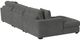 Elements International Arizona 3-Piece Steno Charcoal Modular Sectional and Left-Arm Facing Chaise-2