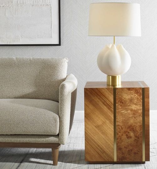 Uttermost® Seven Wonders Brown Side Table-1
