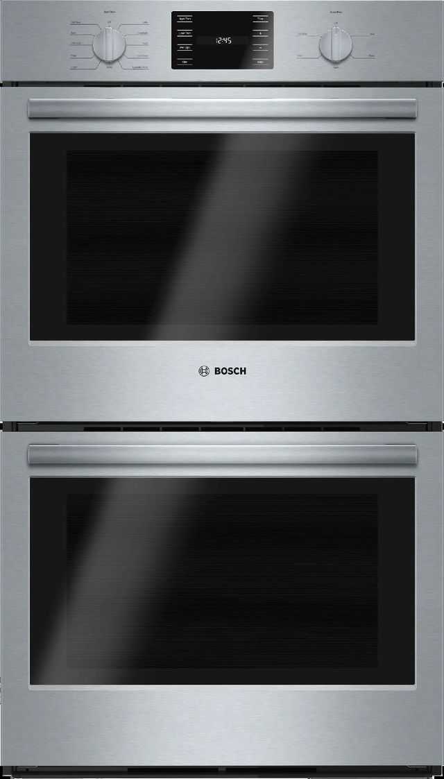 Bosch 500 Series 30" Stainless Steel Double Electric Wall Oven-0