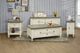 International Furniture Direct Stone Ivory Antiqued/Weathered Gray Sofa Table-1