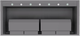 Vent-A-Hood® Designer Series 54" Gunsmoke Wall Mounted Range Hood-4