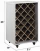 ACME Furniture Raini Aluminum Wine Cabinet-2