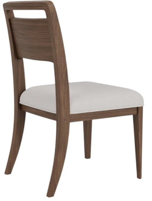 Riverside Furniture Delia 2-Piece Nouveau Walnut/White Dining Side Chair-4