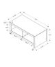 Monarch Specialties Inc. Rustic Grey 44" Coffee Table-2