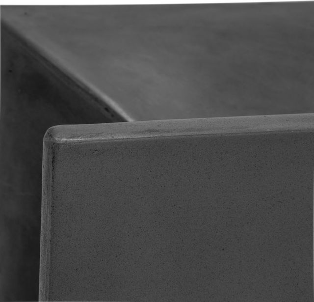 Moe's Home Collection Xero Grey Concrete Outdoor Stool-1