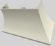 Vent-A-Hood® Designer Series 60" Biscuit Wall Mounted Range Hood-3