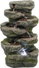 A & B Home Gray/Green Small Cascading Fountain-0