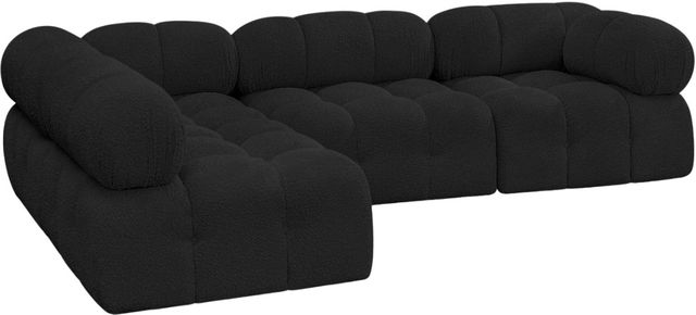 Meridian Furniture Ames 4-Piece Black Modular Sectional-0