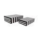 A & B Home 2-Piece Black/White Lidded Box Set-3