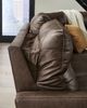 Benchcraft® ModZ 3-Piece Chocolate Power Reclining Sectional Loveseat with Audio Console-4
