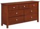 Homelegance® Rowe Dark Cherry Dresser-0