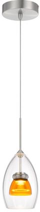 Cal® Lighting & Accessories Clear/Yellow Mini Pendant-0