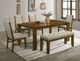 Crown Mark Hollister Beige/Brown Upholstered Dining Side Chair-1