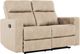 Primo™ International Gotham Bruce Taupe Faux Leather Manual Motion Loveseat-0