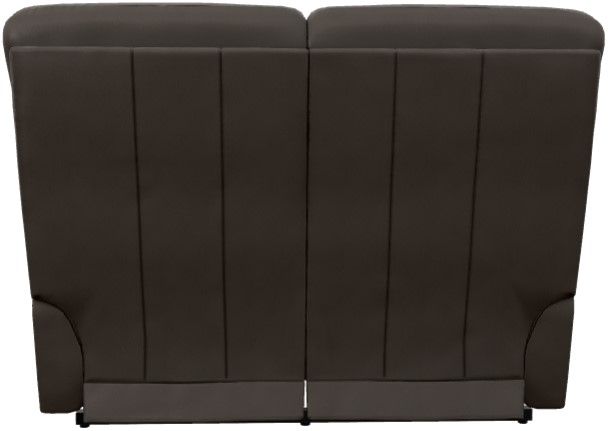 La-Z-Boy® James Walnut Leather Manual Reclining Loveseat-3