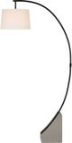 Renwil® Weymouth Grey/Matte Black Floor Lamp-2
