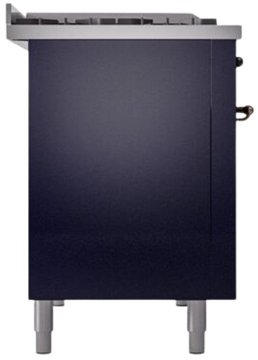 Ilve® Nostalgie II Series 48" Midnight Blue Pro Style Dual Fuel Range-2