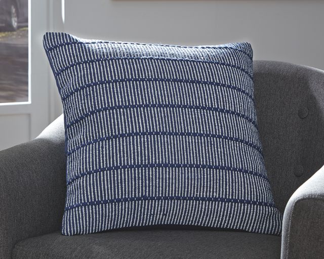 Signature Design by Ashley® Rabia 4-Piece Navy Pillows-3