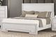 Furniture of America® Basilone Rustic White Queen Panel Bed-0